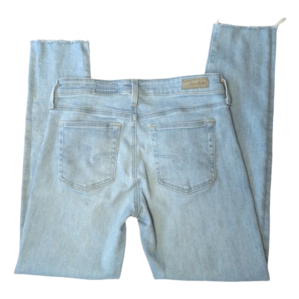 ag Jeans Farrah Ankle High Rise Skinny Jeans Size 28 Light Blue - Picture 5 of 7